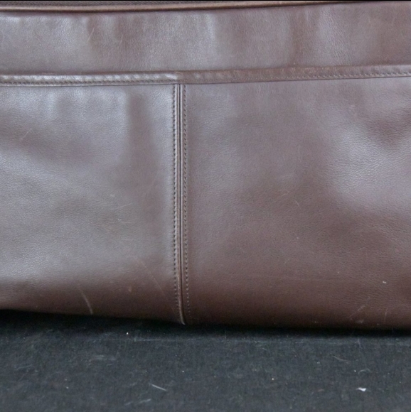 Vintage Coach Brown Leather Brief Case/ Massager Bag - Picture 6 of 15